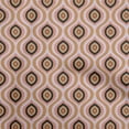 thumbnail image 1 of oneOone Viscose Jersey Brown Fabric Ogee Craft Projects Decor Fabric Printed By The Yard 60 Inch Wide, 1 of 4