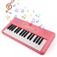 thumbnail image 1 of 32 Key Electronic Keyboard Piano 16 Tones 10 Rhythms 10 Demos Dual Speaker Musical Instrument with Microphone Dual Power Mode Portable Music Piano Keyboard for Beginners Keyboards Piano, 1 of 7