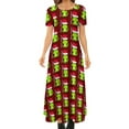 2024 Frog Aesthetic Long Present Dress Funny Female Dress Boho Animal