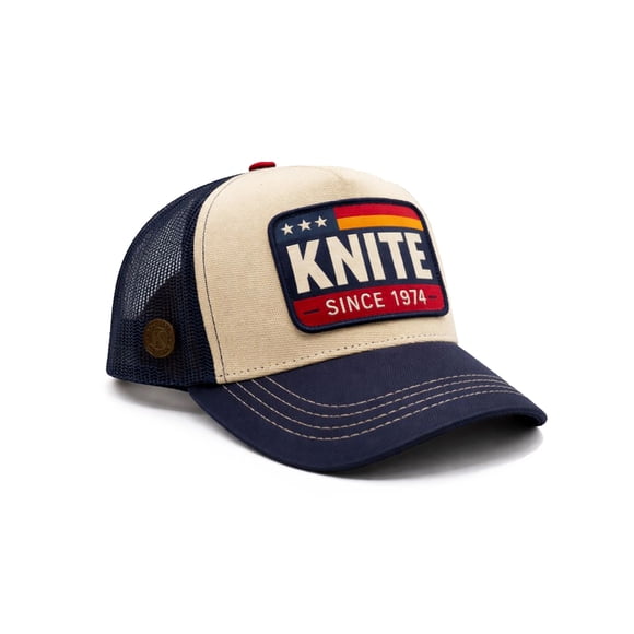 KNITE Gorra Tools ThreeStars Lux Trucker Hombre Ajustable Vintage Malla