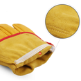 thumbnail image 3 of Guantes para herramientas de jardinería, guantes de trabajo de piel de vaca para conducir, resistentes al desgaste, guantes de motocicleta para deportes al aire libre de cinco dedos L ER, 3 of 5