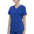 thumbnail image 3 of Scrubstar Short Sleeve Mock Neck Wrap Scrub Top (Women's), 1 Count, 1 Pack, 3 of 9