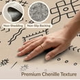 thumbnail image 6 of ODIKA 5'x7' Beige Natural Geometric Washable Area Rug Southwestern Boho Arrow Diamond Motif Symbols Ethnic Decorative for Small Living Room, Bedroom, Easy Care, Non-Shedding, Pet Friendly, 6 of 7
