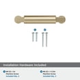 thumbnail image 4 of Amerock Balon 3 inch (76mm) Center-to-Center Golden Champagne Cabinet Pull, 4 of 6