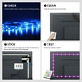 thumbnail image 4 of TASMOR 2M LED Light Strip, 6.56ft 5050 RGB Music Sync USB TV Backlight with Remote Color Changing, 4 of 8