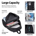 thumbnail image 4 of Easygdp Cute Cloud Bichon Frise Mochila para Niños y Niñas con Set de Caja de Almuerzo y Estuche para Lápices 3 en 1, Mochila Escolar Estampada para Adolescentes, 4 of 7