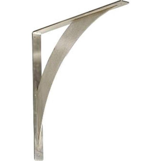 Ekena Millwork BKTM02X24X24LESS 2 Po. x 24 Po. D x 24 Po. H Support Historique- Acier Inoxydable