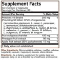 thumbnail image 2 of Bronson Probiotic 50 Billion CFU Plus Prebiotic w/ Apple Polyphenols & Pineapple Fruit Extract Non GMO, Gluten Free, 60 Capsules, 2 of 2