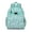 Greenish-blue-15, variant on Aesthetic Watercolor Floral Student Backpack Adjustable Straps and Chest Buckle Lightweight Durable School Backpack for Student and Students