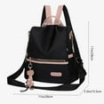 thumbnail image 3 of LHNFT Backpack for Women, Backpacks for School College with Cute Pendant, Open Pocket Travel Bag, Small Backpack for Travel, 3 of 8