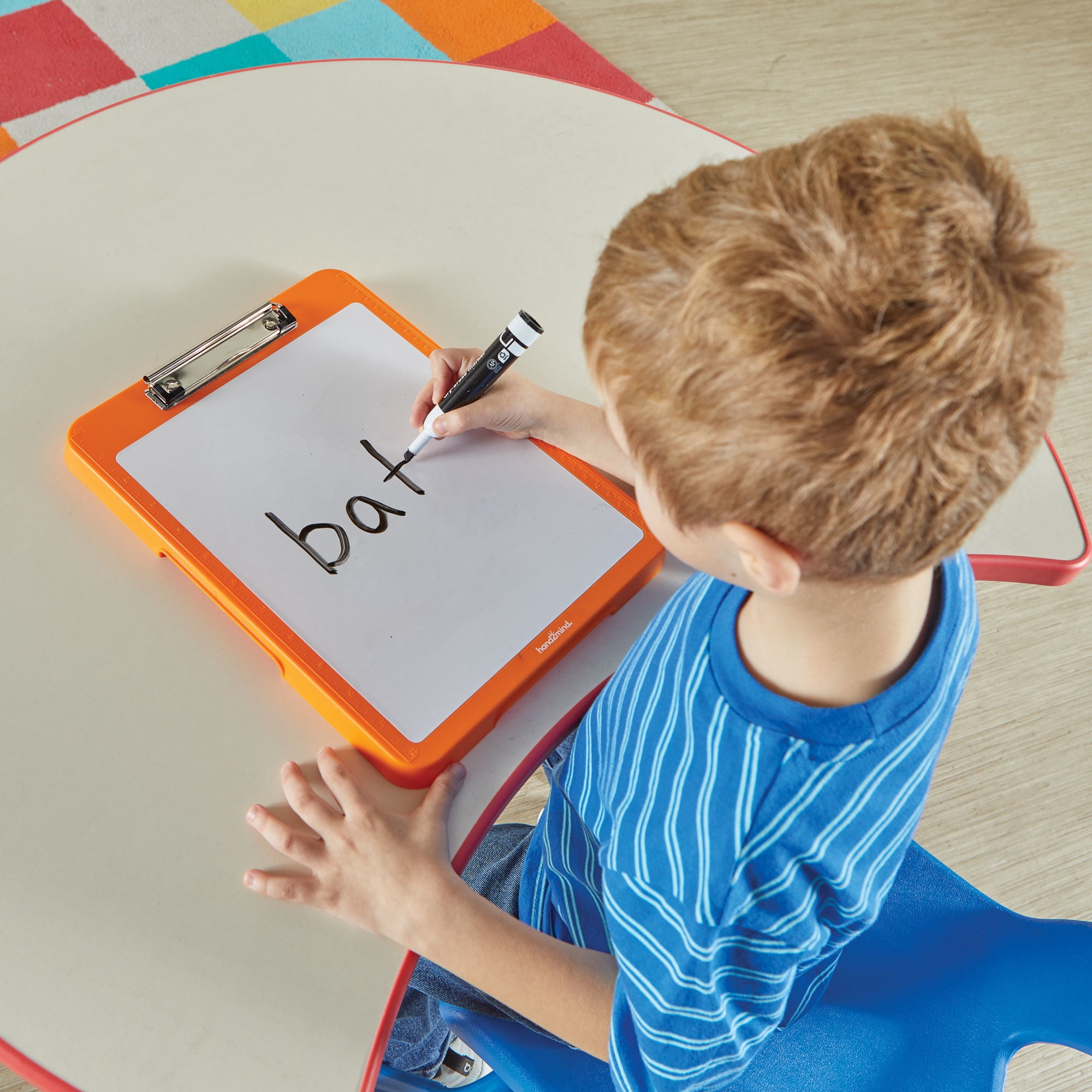 hand2mind Rainbow Writing Slant Boards (Set of 6), Teacher Classroom Supplies