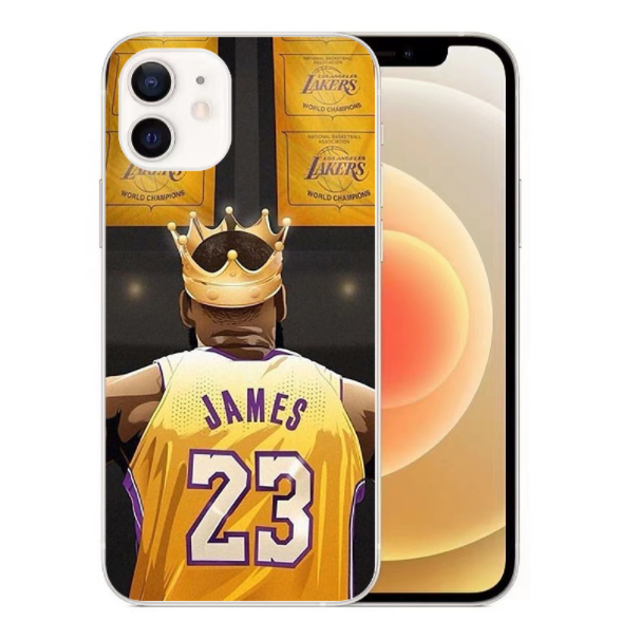 IPhone 12 13 14 Mini Pro Max plus phone case, Basketball star James Iphone case