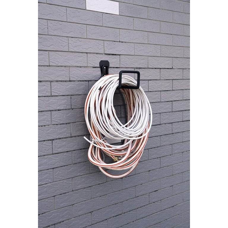 HAKOTOM Heavy Duty Metal Garden Hose Hanger Wall Mounted Hose