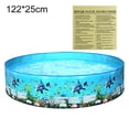 thumbnail image 2 of Happy Date Inflatable Pool for Kids, Swimming Pool, Blow Up Round Baby Padding Pool for Outside and Indoor, Toddler Pool Ball Pit/Fishing/Toys Play Center for Garden, 2 of 7