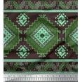 thumbnail image 3 of Soimoi Rayon Crepe Fabric Aztec Panel Print Fabric by The Yard 46 Inch Wide, 3 of 3