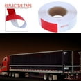 thumbnail image 5 of 2 PCS 2"x150" DOT-C2 Approved Conspicuity Tape Reflective Trailer Safety Warning Sign red & white, 5 of 10