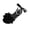 Black, variant on Women's 3d Flower Flat Sandals Fashion Open Toe Slides with Beaded Chain Slippers for Summer Casual Footwear