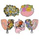 thumbnail image 1 of 5pcs Clothes Brooches Metal Lapel Pin Decorative Organ Brooch for Hat Scarf Suit, 1 of 4
