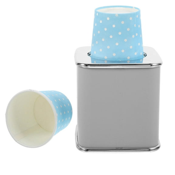 TEHAUX Paper Cups Cup Dispenser 1Set 8x8x9cm Abs Material 20-30 Cups Capacity