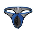 thumbnail image 4 of Sous-vêtements String pour Hommes Tissu Doux Respirant Design Color Block Confortable pour Usage Quotidien Été Automne Saison, 4 of 4