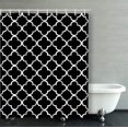 thumbnail image 1 of Cortina de Ducha de Baño ABPHQTO con patrón de Cuatro Hojas Marroquí 150x180 cm, 1 of 4