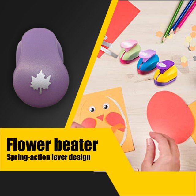 Hole Puncher Cards Labor-saving Photo Album Handmade Decoration Tool Accessories Easy and Fast Manual Tools Consistent Design maple leaf