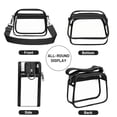 thumbnail image 5 of Gynky Clear Crossbody Bag for Stadium Events, Transparent Purse Bag for Concerts Sports, 5 of 7