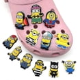 thumbnail image 1 of 12pcs Minions Despicable Me Theme Crocs Shoe Charms For Diy Clog Sandals Decoration Shoes Accessories Set Gifts, 1 of 4