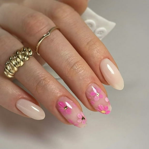 KUFptva Press on Nails Fake Nails Stick Glues on Nails False Nails Acrylic Nails Artificial False Nails for Nails Art Designs