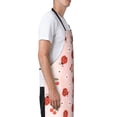 thumbnail image 3 of Naloa Ladybug With Flower Apron Kitchen Aprons with Pockets for Women Men Chef, 3 of 8