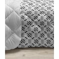 thumbnail image 3 of Abstract Down Alternative Comforter, Illustration of Colorful Striped Shapes Resembling Bird Feathers Streaks, Microfiber Quilt for All Season, 5 Sizes, Multicolor, by Ambesonne, 3 of 3