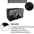 thumbnail image 2 of XL Dog Crate Cover Pet Kennel Cover Cage Cover for Dog Crate Kennel Cover for Dog Cage Wire Dog Crate Cover,49"X31"X33", 2 of 7