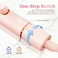 thumbnail image 6 of Ceramic 3/4 Inch Mini Curling Iron for Short Hair, Small Hair Curler Iron for Travel, Dual Voltage Curling Wand for Worldwide Trip(Light Pink), 6 of 7
