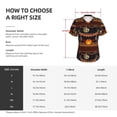 thumbnail image 4 of Yiaed Halloween Decoration Print Women's T Shirt V-Neck Short Sleeve Shirt Casual Breathable Tee Summer Tops-X-Large, 4 of 5