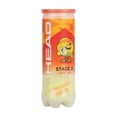 thumbnail image 2 of Pack 5 botes de 3 pelotas Head Tennis TIP Naranja Niños amarillo, 2 of 4