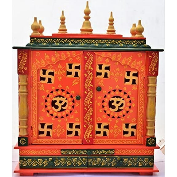 Jodhpur Handicrafts Home Temple/Pooja Mandir/Pooja Mandap/Wooden Temple/Wooden Pooja Mandir/Rajasthani Mandir