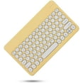 thumbnail image 6 of REQO iPad Mini 6th Generation 2021 8.3 inch Keyboard Case Cute Round Key Color Keyboard Wireless Detachable BT Keyboard Cover with Pencil Holder for Mini 6 (Mini6, Yellow), 6 of 7