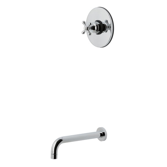 Kingston Brass KB6331BXTO Metropolitan Single-Handle Pressure Balanced Tub Faucet in Polished Chrome
