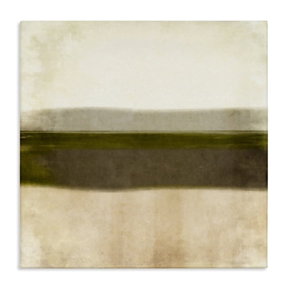 Stupell Industries Contemporary Rustic Neutral Horizon Canvas Art, 17 x 17, by Graffitee Studios