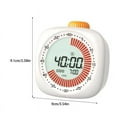 thumbnail image 6 of New Rotary Timer Smart Silent Visual Analog Timer for Kids and Adults Alert Hour Meter for Kitchen Indoor Reading Room, 6 of 6