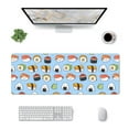 thumbnail image 3 of Disketp Gaming Mouse Pad Kawaii Sushi (2) Pattern Large Mouse Mat Long Extended Desk Pad Non-Slip Rubber Mice Pads Stitched Edges Thin Pad (11.8x31.5 Inch), 3 of 9