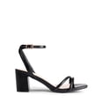 thumbnail image 2 of Sandalias con Tiras y Tacón Grueso de 6 cm para Mujer DREAM PAIRS en Negro, 2 of 6