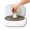 Prince Lionheart EVO Wipes Warmer - Baby Wipe Warmer with Glow Nightlight in White/Grey