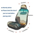 thumbnail image 3 of Balery Desert Monkeys Drive Funda de Asiento para Auto con Diseño - Cubierta Frontal Suave y Transpirable con Protector Antideslizante- 1 Unidad, 3 of 5