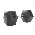 thumbnail image 1 of Mega Fitness Haltère Hexagonal en Caoutchouc 75 lb Poignée Moletée Simple Gym à Domicile, 1 of 5
