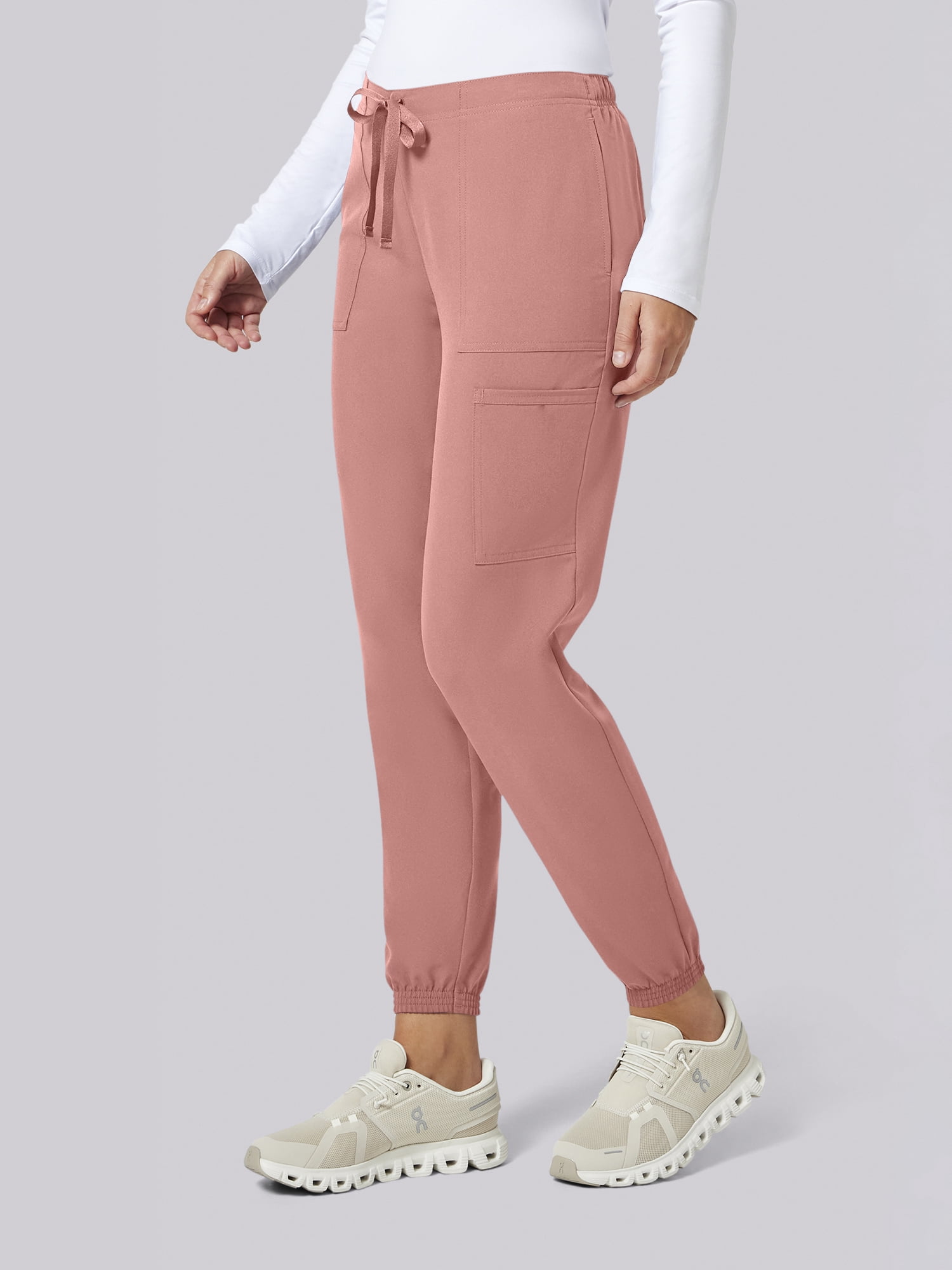 Scrubstar Core Essentials Women’s Drawstring Cargo Jogger Scrub Pant, Sizes XS–3XL
