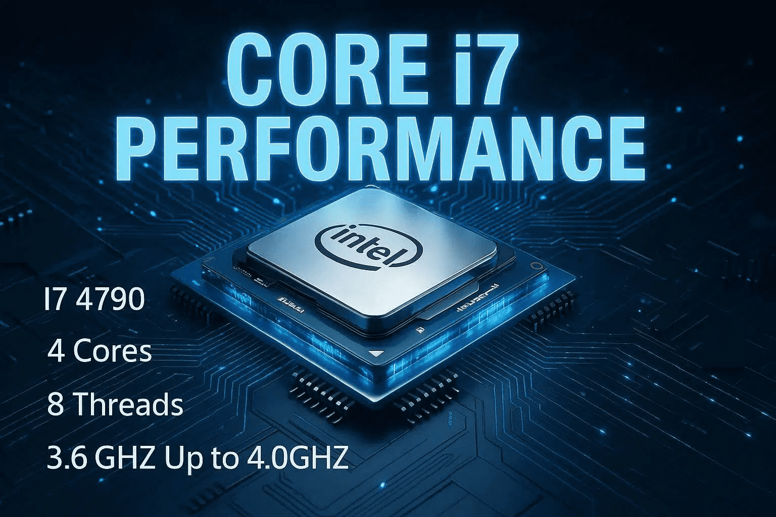 Budget Gaming PC Computers Desktop, Intel Core i7 up to 4.0GHz