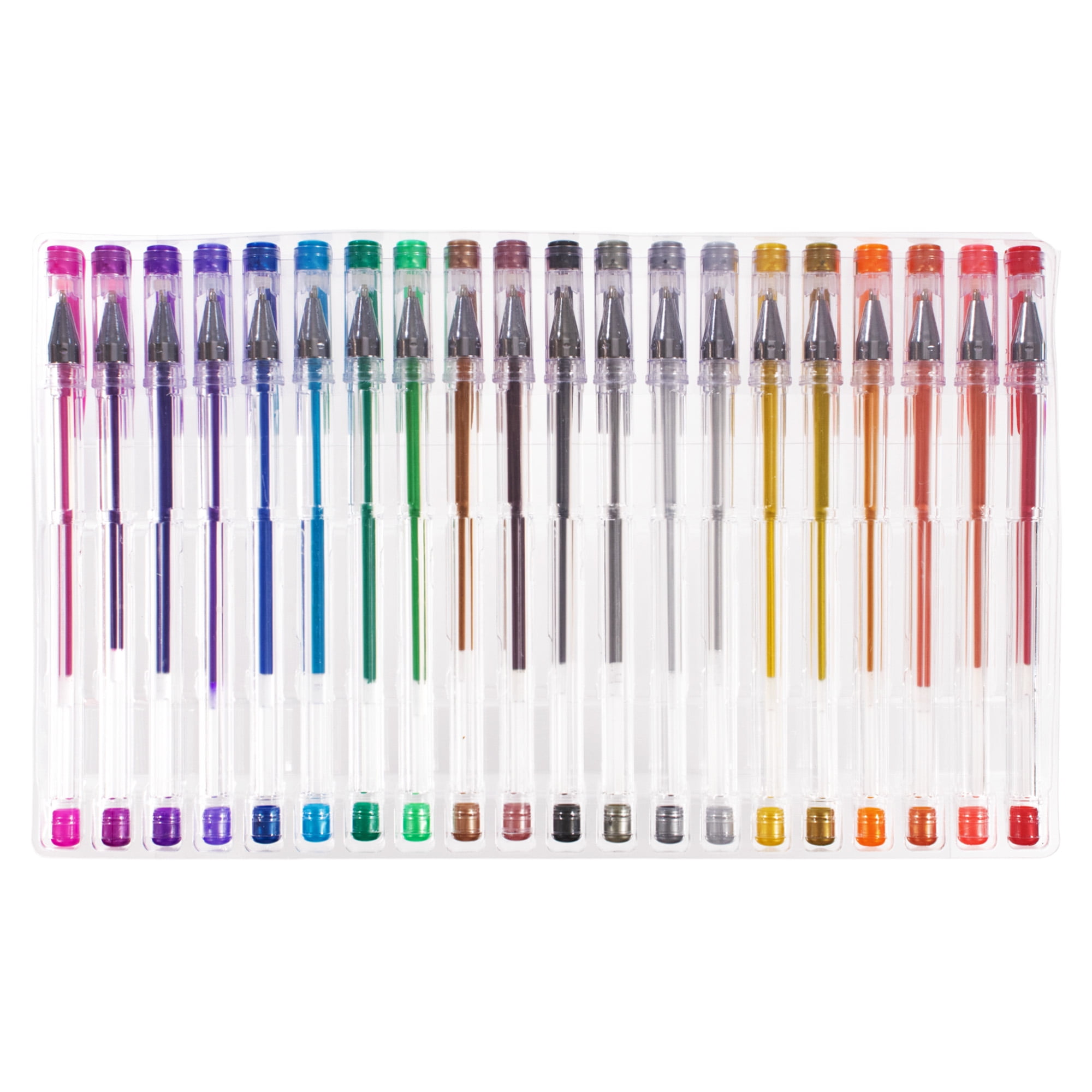 Gel Pens with Standard, Neon, Metallic, and Glitter Gel Pens, 50ct