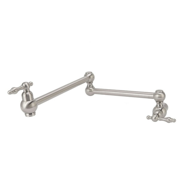 Grifo de Fregadero con Brazo Oscilante Extensible 4 Puntos de Tamaño de Rosca Externa Lavabo de Verduras Plegable de Agua Fría Simple de Cobre Filtros de Agua de Grifo de ANGGREK Otros