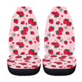 thumbnail image 5 of XYZCANDO Seat Covers Daisy and Strawberry Design Set of 2 Car Front Seat Covers Soft SUV Truck Van Breathable Easy to Install Car Seat Covers, 5 of 10